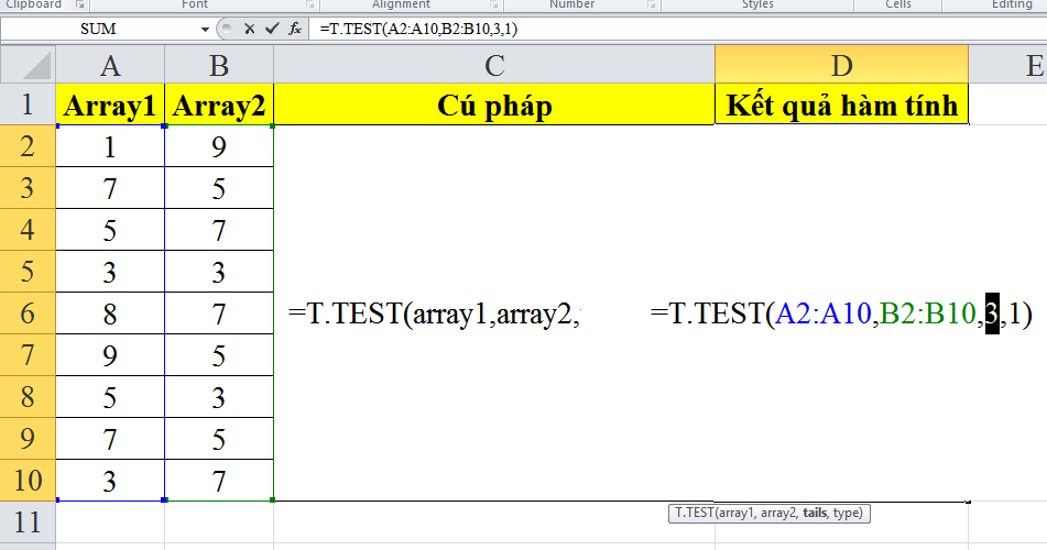 cach-su-dung-ham-T.TEST-trong-excel-3