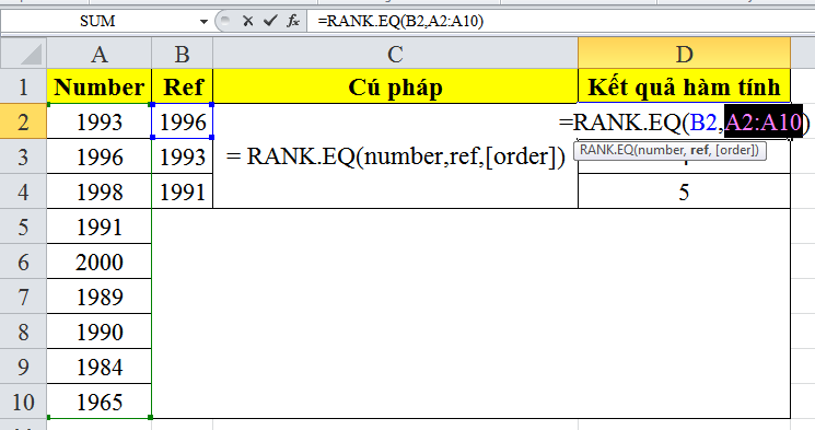 cach-su-dung-ham-RANK.EQ-trong-excel-4