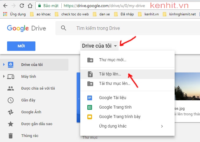 Hướng Dẫn Cách Up File Lên Google Drive