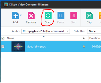 Cách khắc phục video bị ngược hay không đúng góc với phần mềm Xilisoft Video Converter